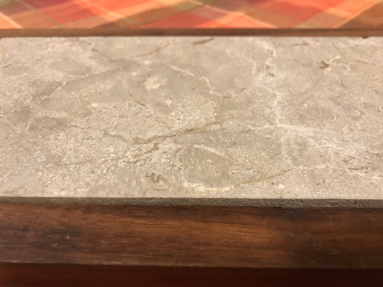 Walnut and Bandung Gris Marble Dinner Hearth